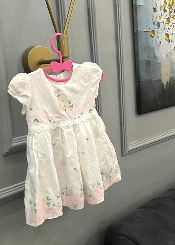 Düğmeli Pembe Nakışlı Bebek Kız Tulumu - Görsel 7