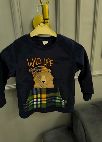 Erkek Çocuk Renkli Baskılı Sweatshirt Polar - Görsel 4