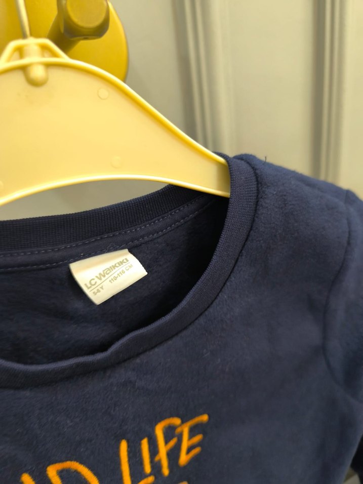 Erkek Çocuk Renkli Baskılı Sweatshirt Polar - Görsel 5