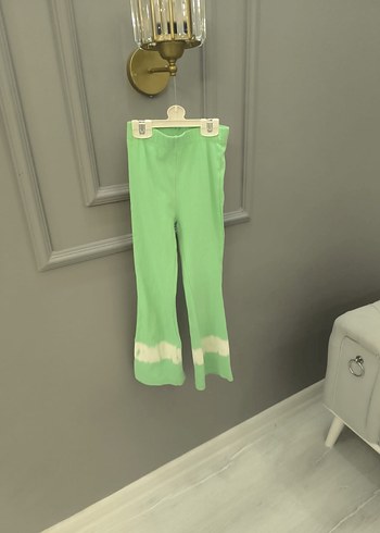 Kız Çocuk Yeşil Tie-Dye Pantolon - Görsel 7