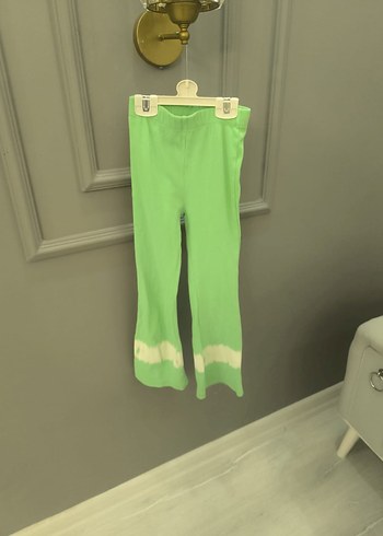 Kız Çocuk Yeşil Tie-Dye Pantolon - Görsel 6