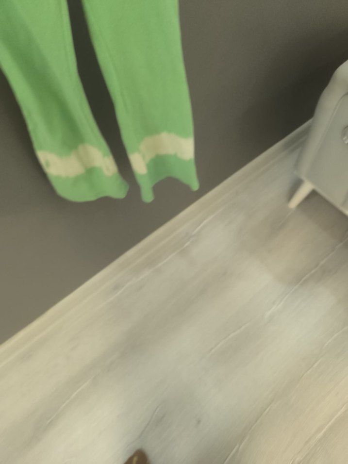 Kız Çocuk Yeşil Tie-Dye Pantolon - Görsel 3