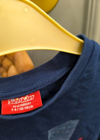 Erkek Çocuk Koyu Renkli Baskılı Sweatshirt - Görsel 4