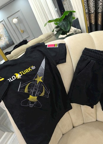 Erkek Siya solo türk tsort ve lcwakiki şort sorunsuzlar - Görsel 2