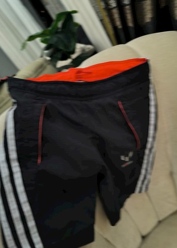 Siyah Erkek Şort, Dar Kesim, Spor - Görsel 5