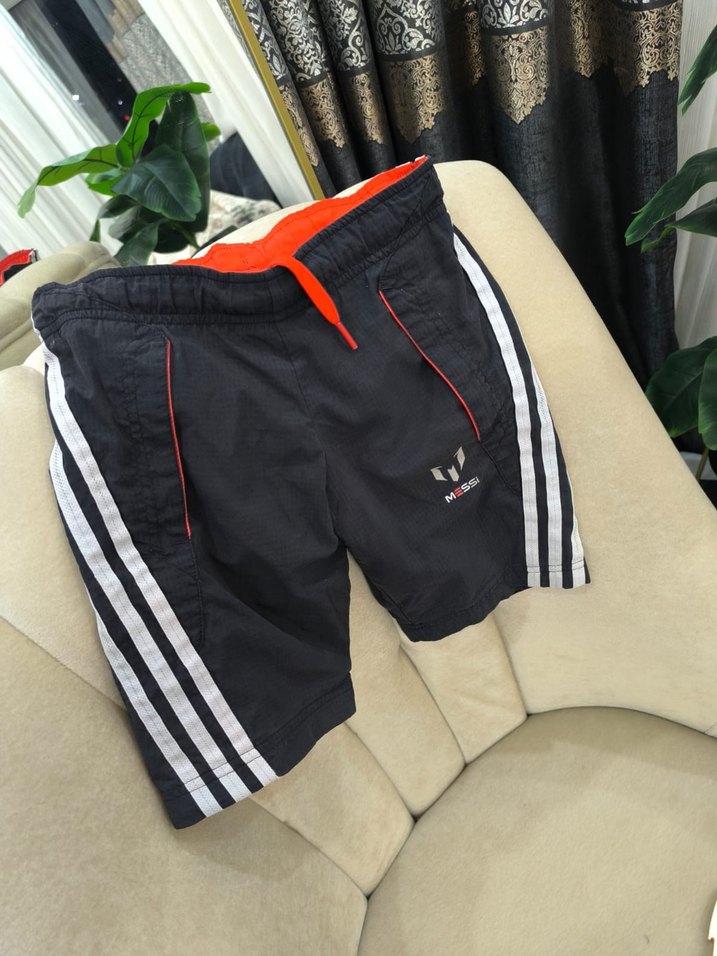 Siyah Erkek Şort, Dar Kesim, Spor - Görsel 4