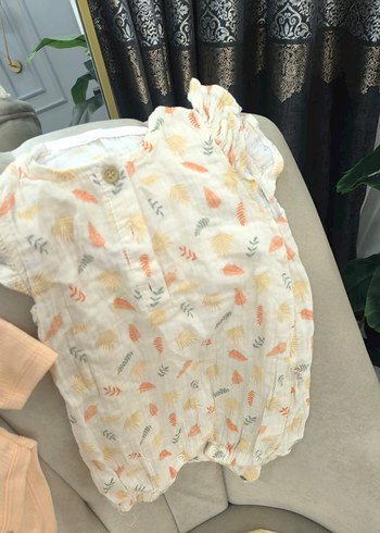 Renkli Kelebek Nakışlı Bebek Kız Takımı 5 parça sorunsuzlar - Görsel 6