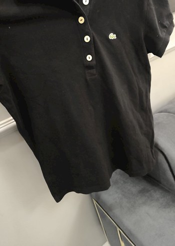 Kızlar için Siyah Polo Yaka Tişört - Görsel 7