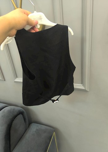 Klasik Siyah Çocuk Yeleği - Görsel 4