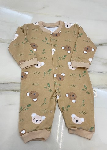 Uzun Kollu Koala Desenli Bebek Tulum - Görsel 4