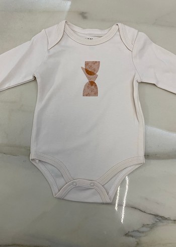 Uzun Kollu Kahverengi Bebek Body Takımı - Görsel 4