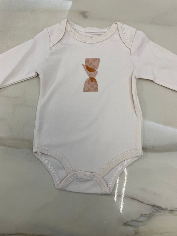 Uzun Kollu Kahverengi Bebek Body Takımı - Görsel 4