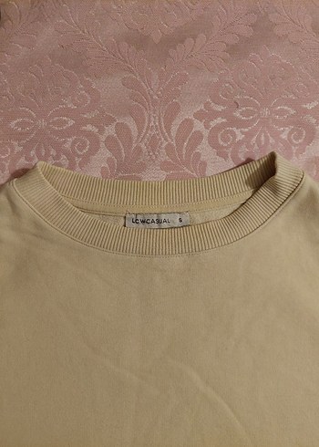 s Beden Bej Kadın Uzun Kollu Sweatshirt