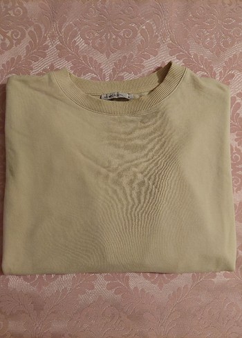LC Waikiki Bej Kadın Uzun Kollu Sweatshirt