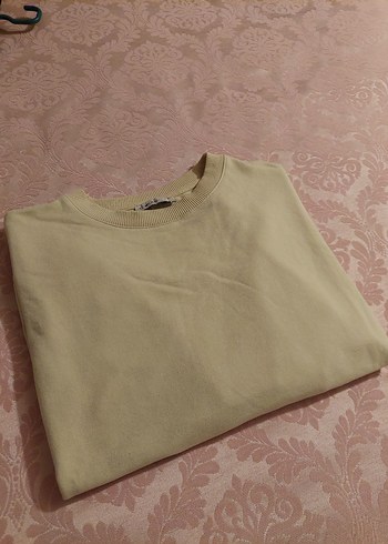 Bej Kadın Uzun Kollu Sweatshirt