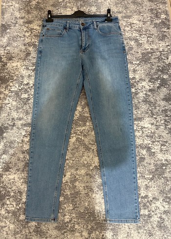 34 Beden Erkek Mavi Denim Slim Fit Jean