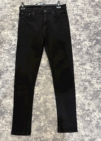 Diğer Siyah Regular Slim erkek Kot Pantolon