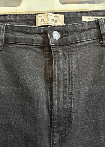 36 Beden Pull&Bear Erkek Siyah Pantolon
