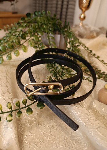 4 farklı renkte Deri Tokalı Kadın Kemer - Görsel 2