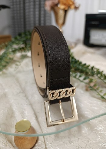 5 farklı renk Deri Zincir Detaylı Kadın Kemer - Görsel 5