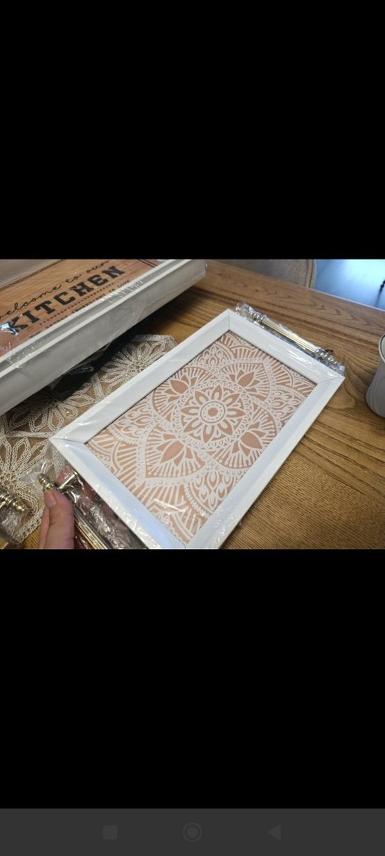 Parlak Altın Renkli Mini tepsi 2 adet - Görsel 2