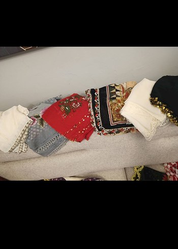 Yazmalar işlemeli ve islemesiz toplu fiyat - Görsel 10