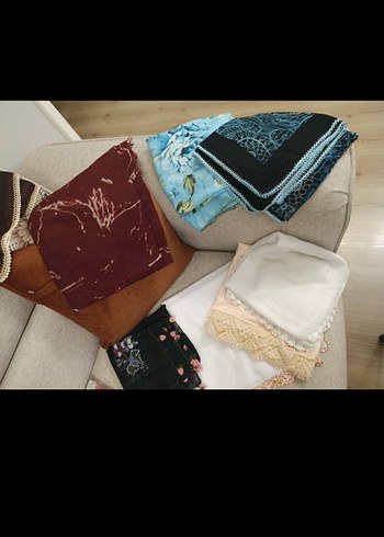 Yazmalar işlemeli ve islemesiz toplu fiyat - Görsel 9