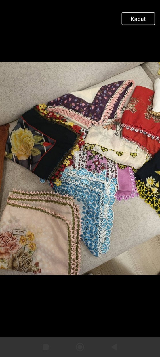 Yazmalar işlemeli ve islemesiz toplu fiyat - Görsel 4