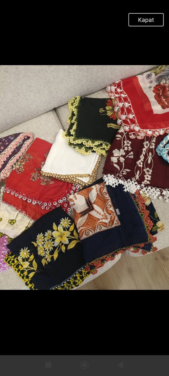 Yazmalar işlemeli ve islemesiz toplu fiyat - Görsel 5