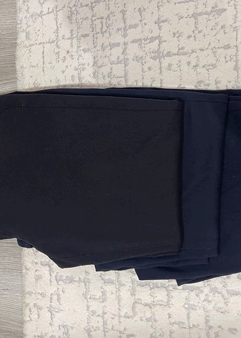 Erkek Lacivert Midi Kumaş Pantolon - Görsel 2