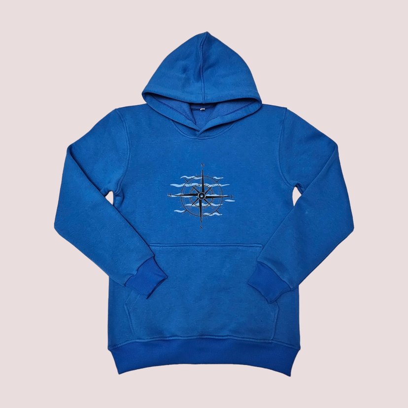 Mavi Baskılı Sweatshirt - Görsel 2