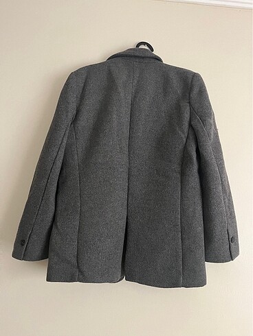 m Beden gri Renk Kaşe Blazer Kaban/Ceket