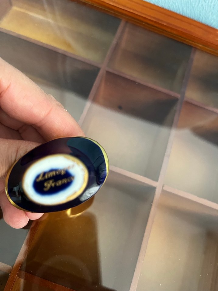 Minyatür limoges sepet - Görsel 3