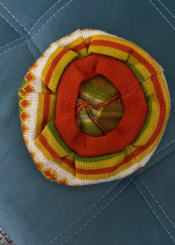 Nakışlı Çok Renkli şapka - Görsel 3