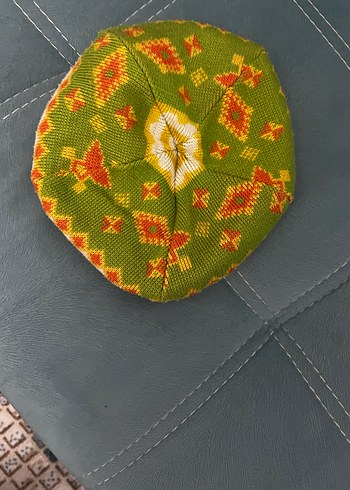 Nakışlı Çok Renkli şapka - Görsel 2