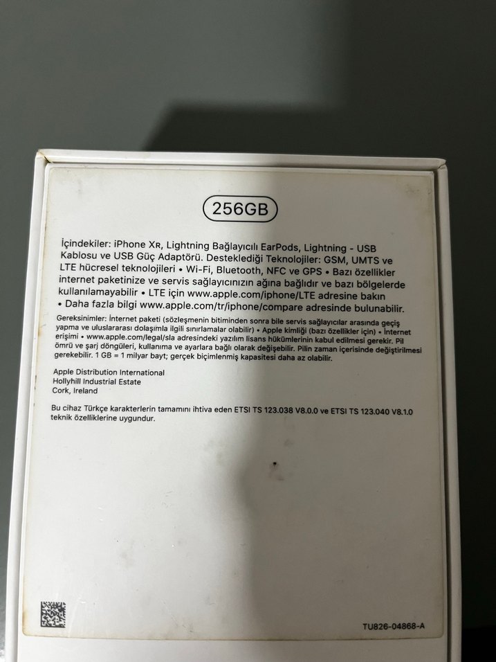 Sarı iPhone kutusu XR - Görsel 5