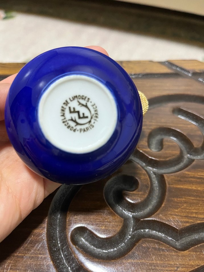 Limoges damgalı parfüm şişesi - Görsel 3