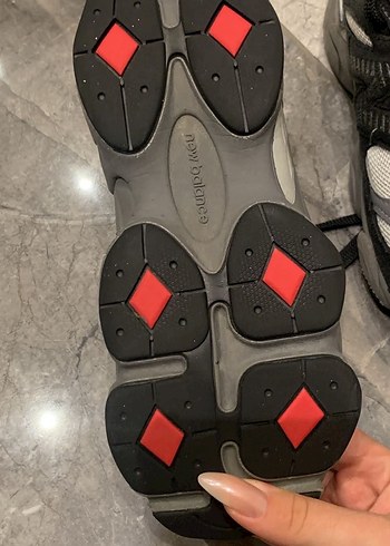 34 Beden gri Renk NEW BALANCE ÇOCUK Gri Bağcıklı Spor Ayakkabı