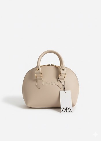 Zara Bej Kadın Deri Çanta