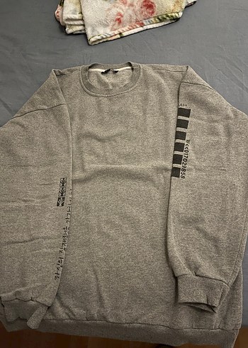 Trendyol man L oversize baskılı sweat