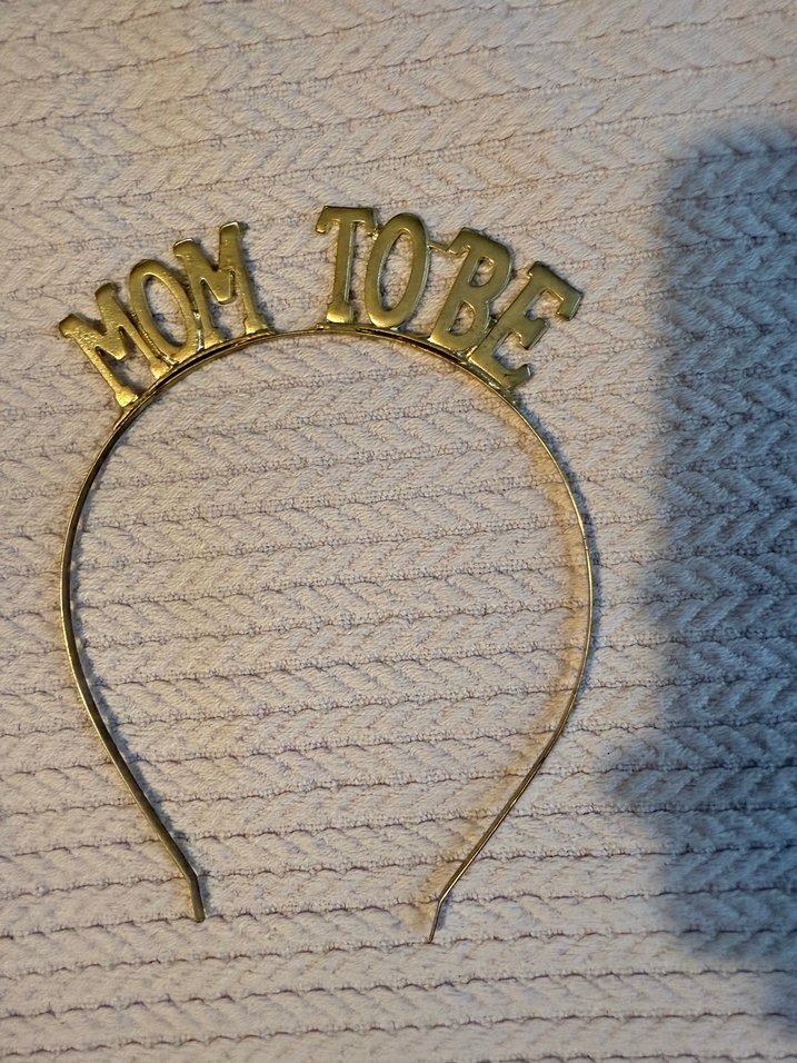 Altın Renkli 'Mom To Be' Taç Saç Aksesuarı - Görsel 2