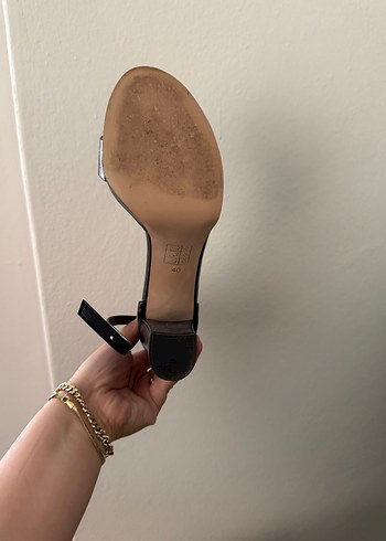 Siyah  Topuklu Kadın Ayakkabı - Görsel 3