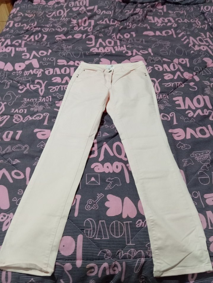 Beyaz Kadın Midi Kumaş Pantolon - Görsel 2