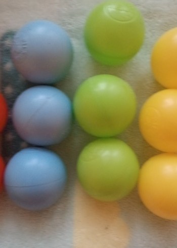 Renkli Plastik Oyun Topları Seti 15 adet - Görsel 3