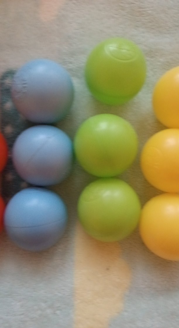 Renkli Plastik Oyun Topları Seti 15 adet - Görsel 3