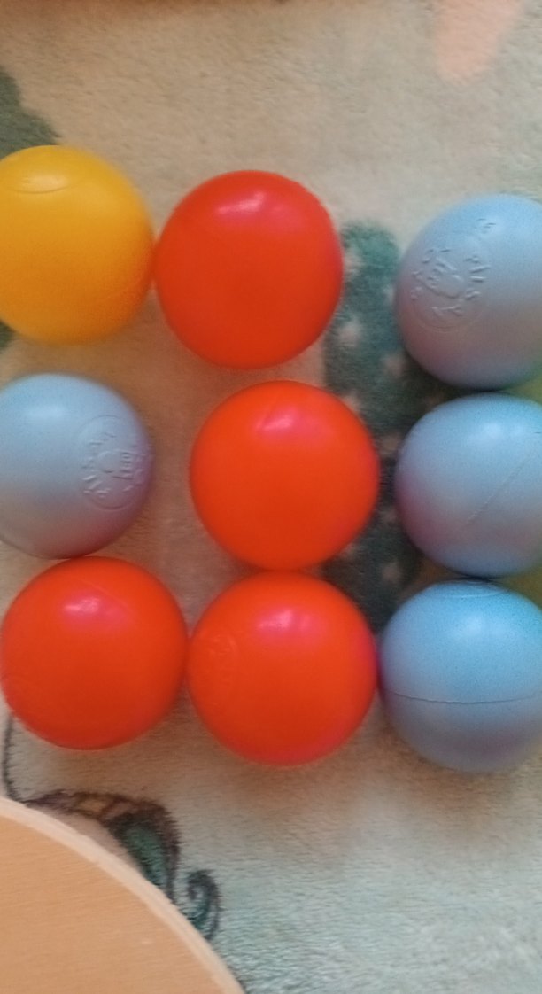 Renkli Plastik Oyun Topları Seti 15 adet - Görsel 5