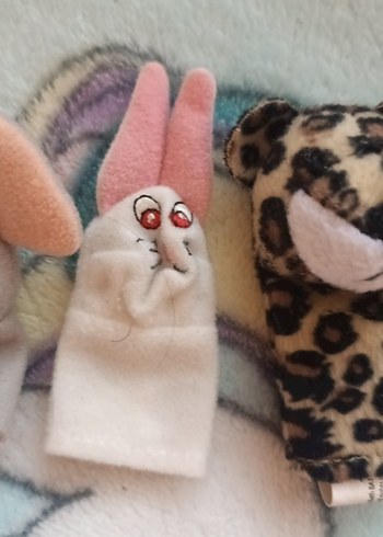 Pastel Renkli Hayvan Parmak Kuklaları - Görsel 4