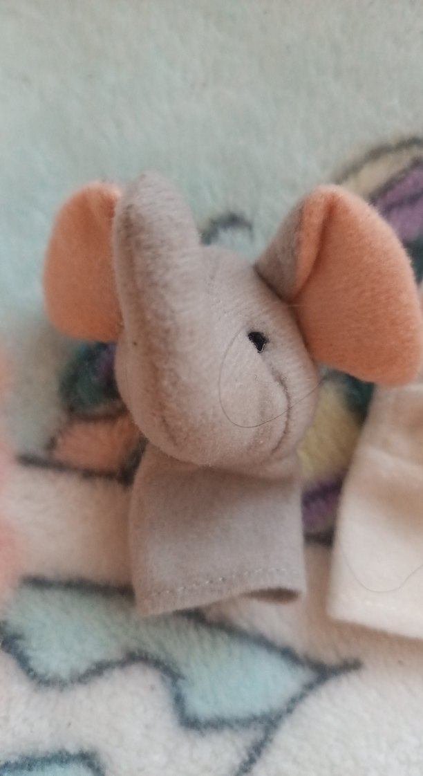 Pastel Renkli Hayvan Parmak Kuklaları - Görsel 5