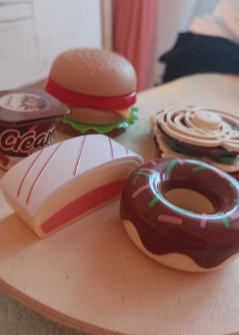 Renkli Plastik Oyuncak Yiyecek Seti - Görsel 6