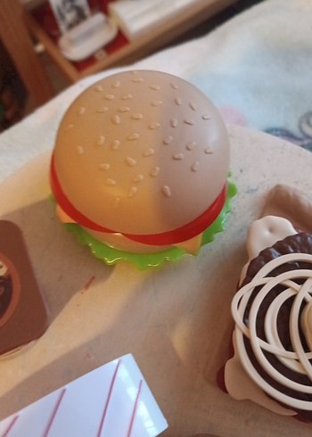 Renkli Plastik Oyuncak Yiyecek Seti - Görsel 4